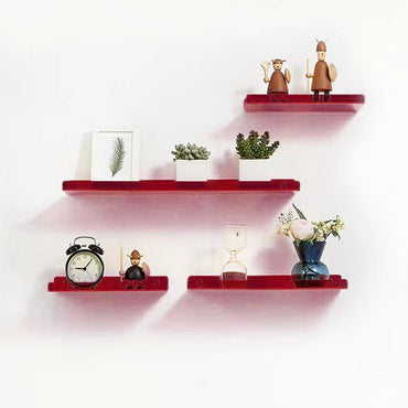 PrismShelf | Colorful Acrylic Floating Shelves for Wall-Mounted Storage in Home & Bathroom Decor