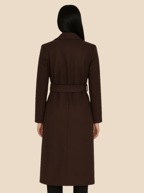 Rose | Women's Classic Double-Breasted Wool Coat