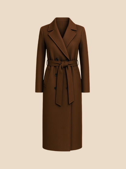 Rose | Women's Classic Double-Breasted Wool Coat