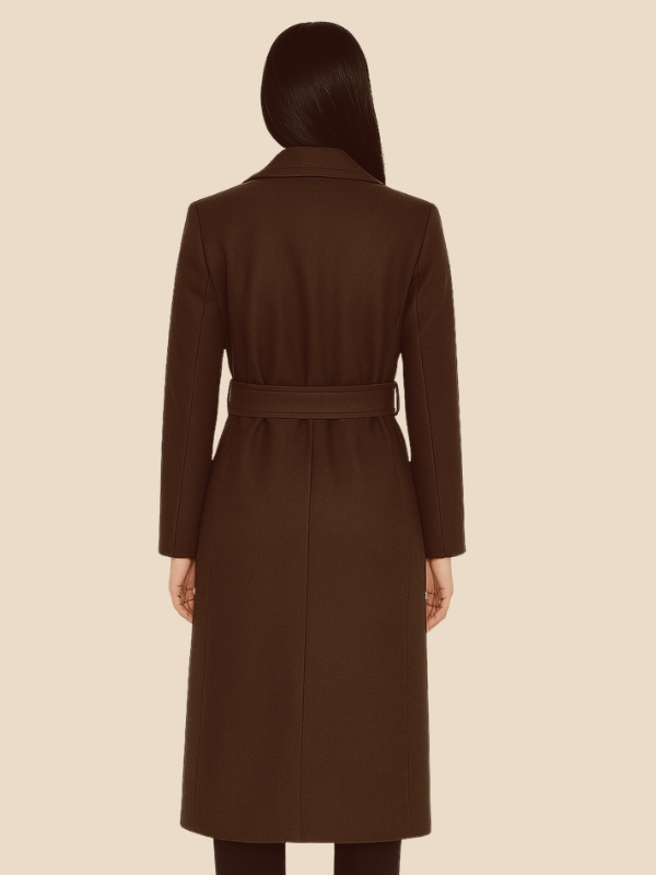 Rose | Women's Classic Double-Breasted Wool Coat