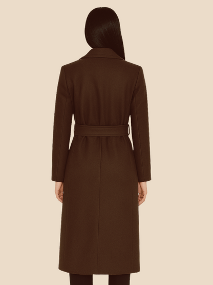 Rose | Women's Classic Double-Breasted Wool Coat