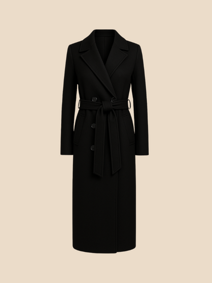 Rose | Women's Classic Double-Breasted Wool Coat