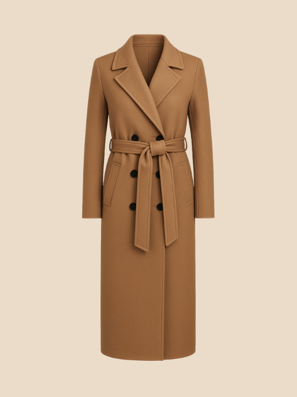 Rose | Women's Classic Double-Breasted Wool Coat