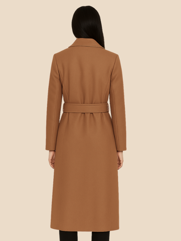Rose | Women's Classic Double-Breasted Wool Coat