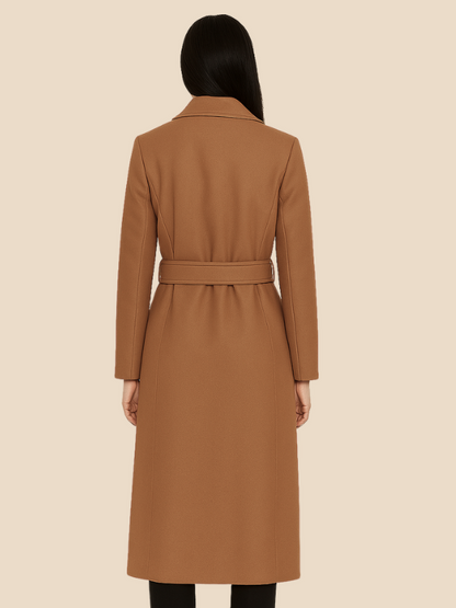Rose | Women's Classic Double-Breasted Wool Coat