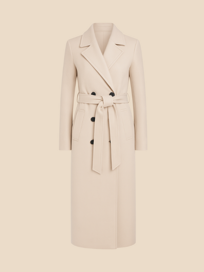 Rose | Women's Classic Double-Breasted Wool Coat