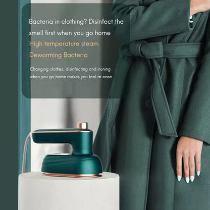 Portable 2-in-1 Mini Steam Iron for Easy Ironing!