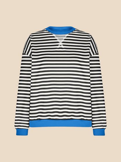 Mabel | Women's Cozy Oversized Striped Knit Sweater