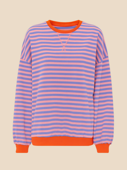 Mabel | Women's Cozy Oversized Striped Knit Sweater