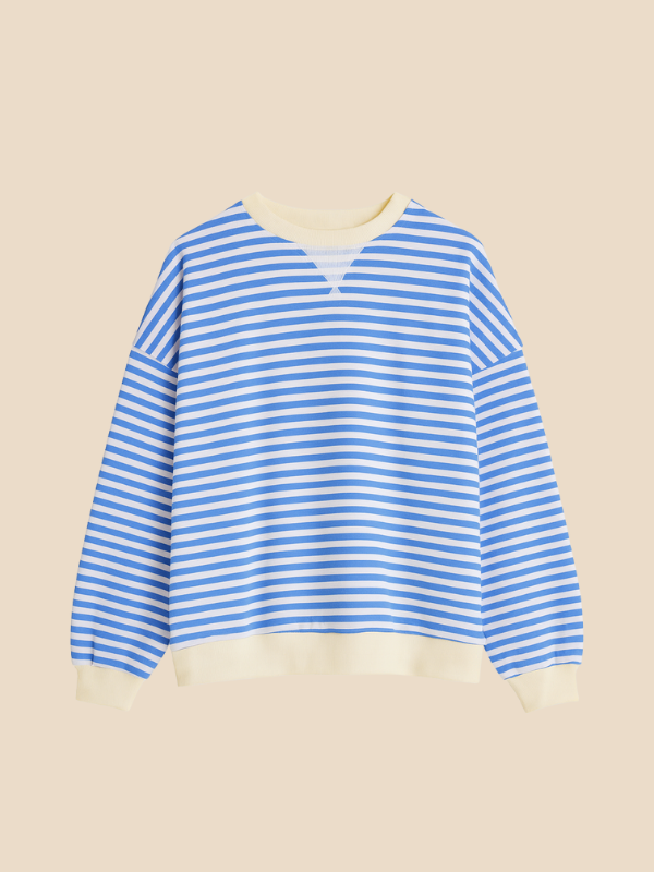 Mabel | Women's Cozy Oversized Striped Knit Sweater