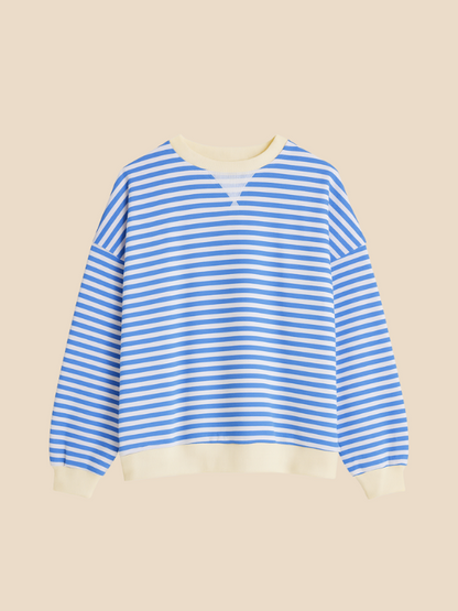 Mabel | Women's Cozy Oversized Striped Knit Sweater