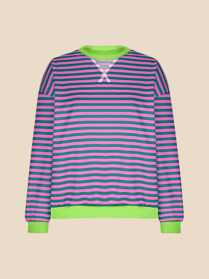 Mabel | Women's Cozy Oversized Striped Knit Sweater