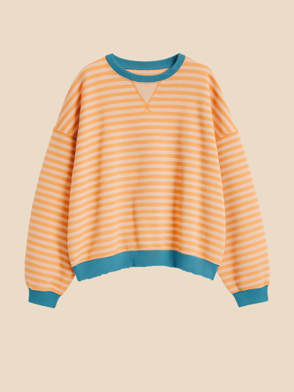 Mabel | Women's Cozy Oversized Striped Knit Sweater