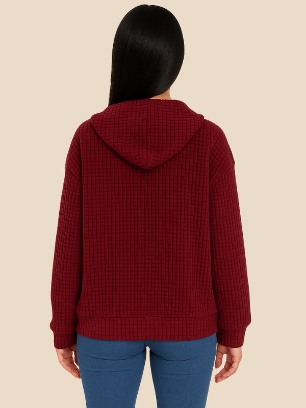 Delilah | Women's Adjustable Drawstring Hoodie Sweater