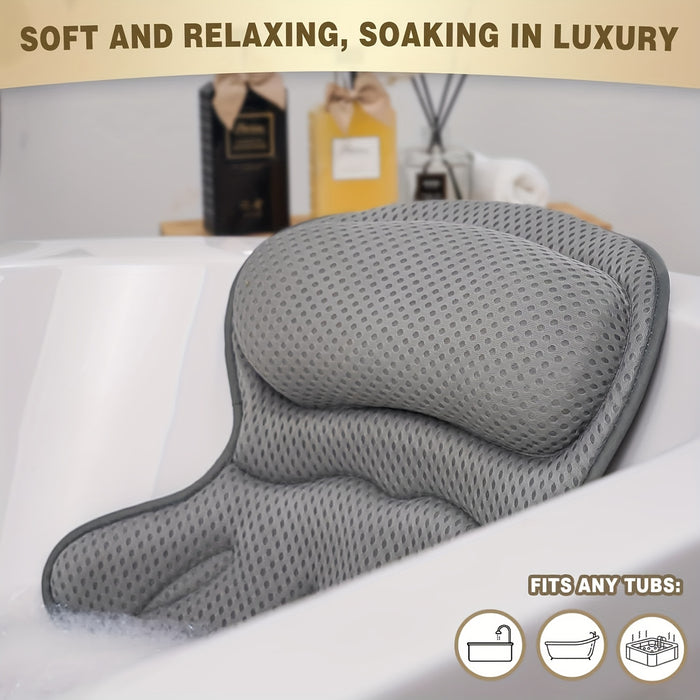 BathCloud | Luxurious Bath Cushion for Neck and Back Support