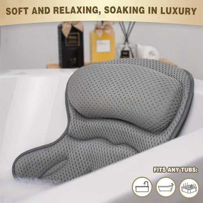 BathCloud | Luxurious Bath Cushion for Neck and Back Support