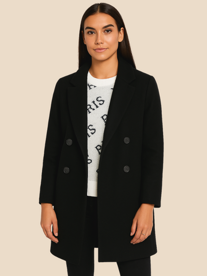 Emily | Timeless Double-Breasted Coat for Women