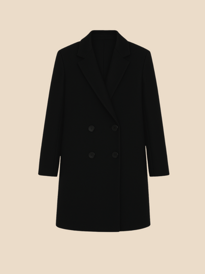 Emily | Timeless Double-Breasted Coat for Women