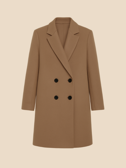 Emily | Timeless Double-Breasted Coat for Women