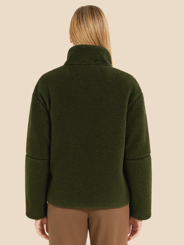 Imogen | Women's Oversized Sherpa Fleece Jacket Perfect for Special Events
