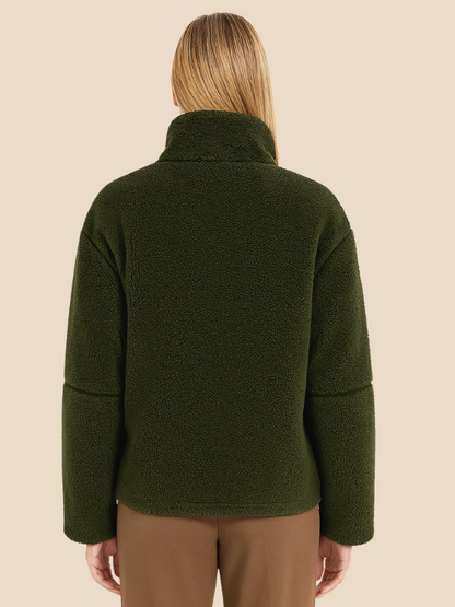 Imogen | Women's Oversized Sherpa Fleece Jacket Perfect for Special Events