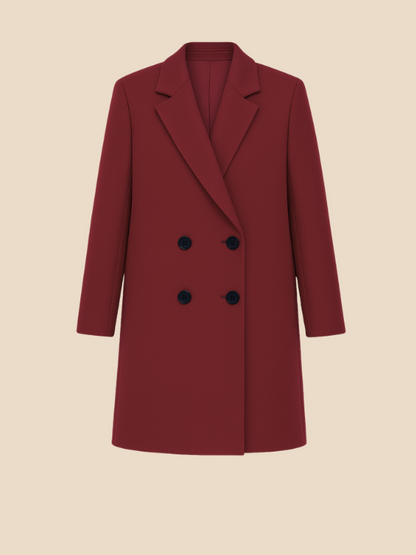 Emily | Timeless Double-Breasted Coat for Women