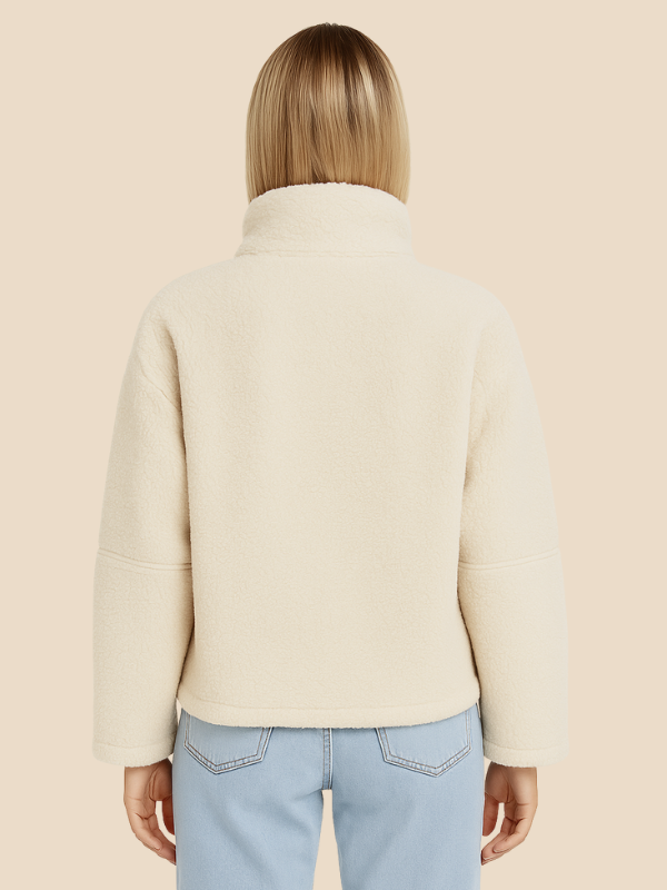 Imogen | Women's Oversized Sherpa Fleece Jacket Perfect for Special Events