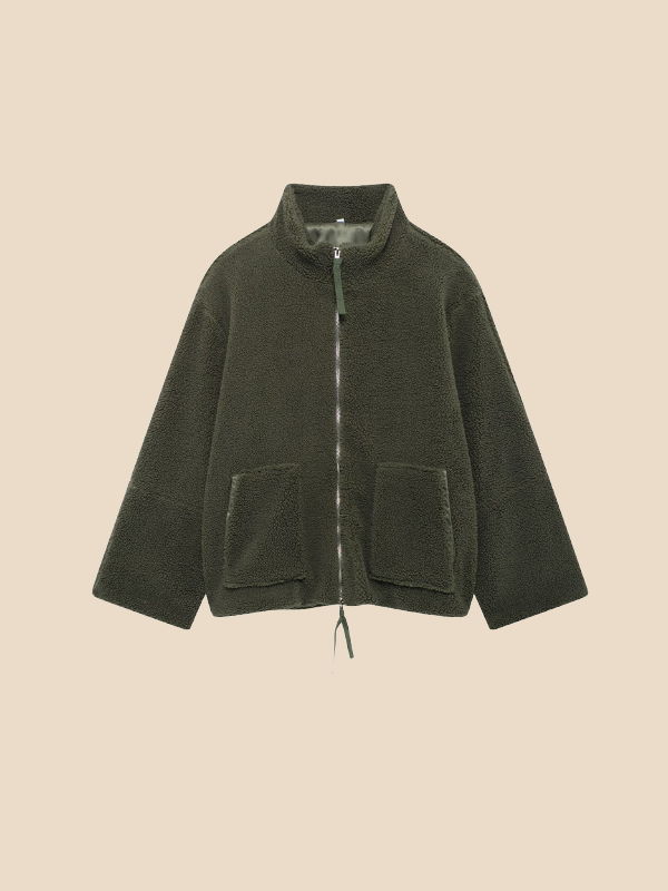 Imogen | Women's Oversized Sherpa Fleece Jacket Perfect for Special Events