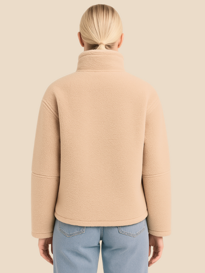 Imogen | Women's Oversized Sherpa Fleece Jacket Perfect for Special Events