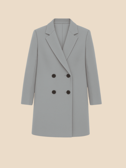 Emily | Timeless Double-Breasted Coat for Women