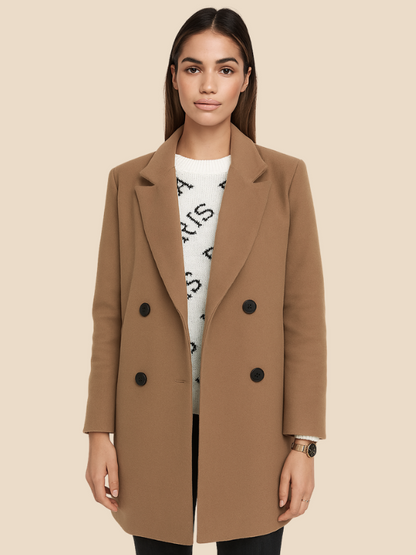 Emily | Timeless Double-Breasted Coat for Women