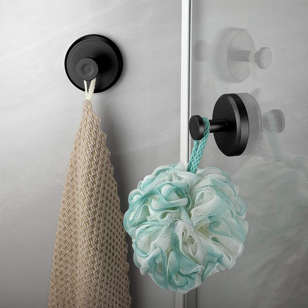 GripHook | Heavy-Duty Suction Hooks for Bathrooms and Kitchens - No Drilling Required, Easy Installation