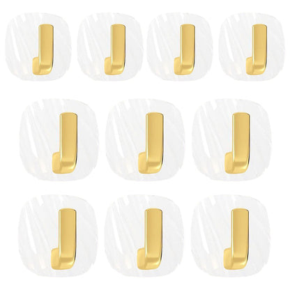 HookElegance | Clear Acrylic No-Drill Wall Hook - Strong Self-Adhesive, Reusable & Waterproof for Bathroom Use