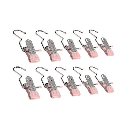 Durable Stainless Steel Clothing Clips - Heavy-Duty Hangers