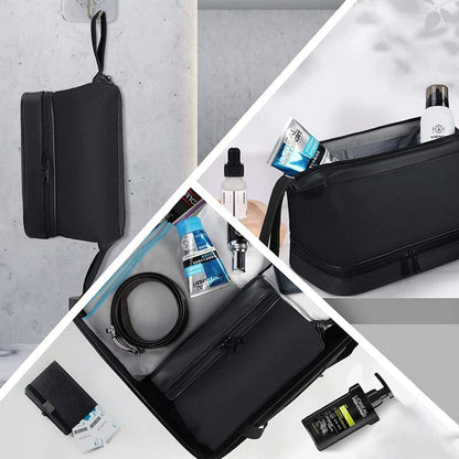 CapaciBag | Extra-Large Waterproof Toiletry Organizer - Durable Oxford & Nylon with Dry/Wet Separation