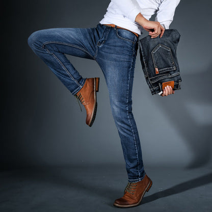 OLIVIER | Modern Slim Fit Stretch Jeans for Men