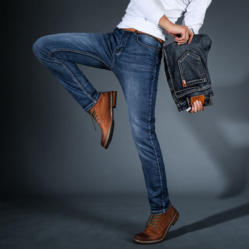 OLIVIER | Modern Slim Fit Stretch Jeans for Men