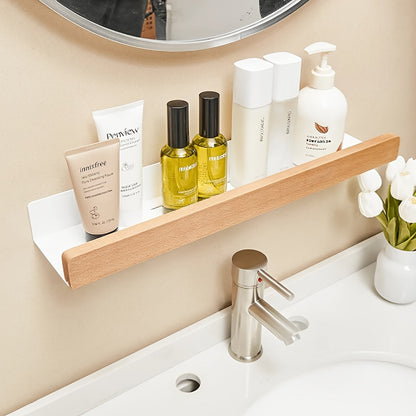 RustiRack | Wall-Mounted Bathroom Storage Rack - Drill-Free Shower Organizer