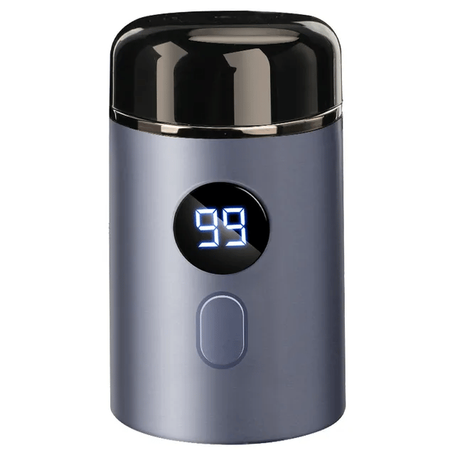 Compact Waterproof Electric Shaver — Portable Grooming Tool with 15 Blades