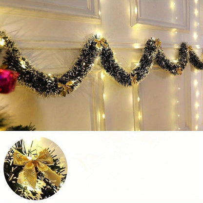 2-Pack Battery-Operated LED Christmas Garland Lights