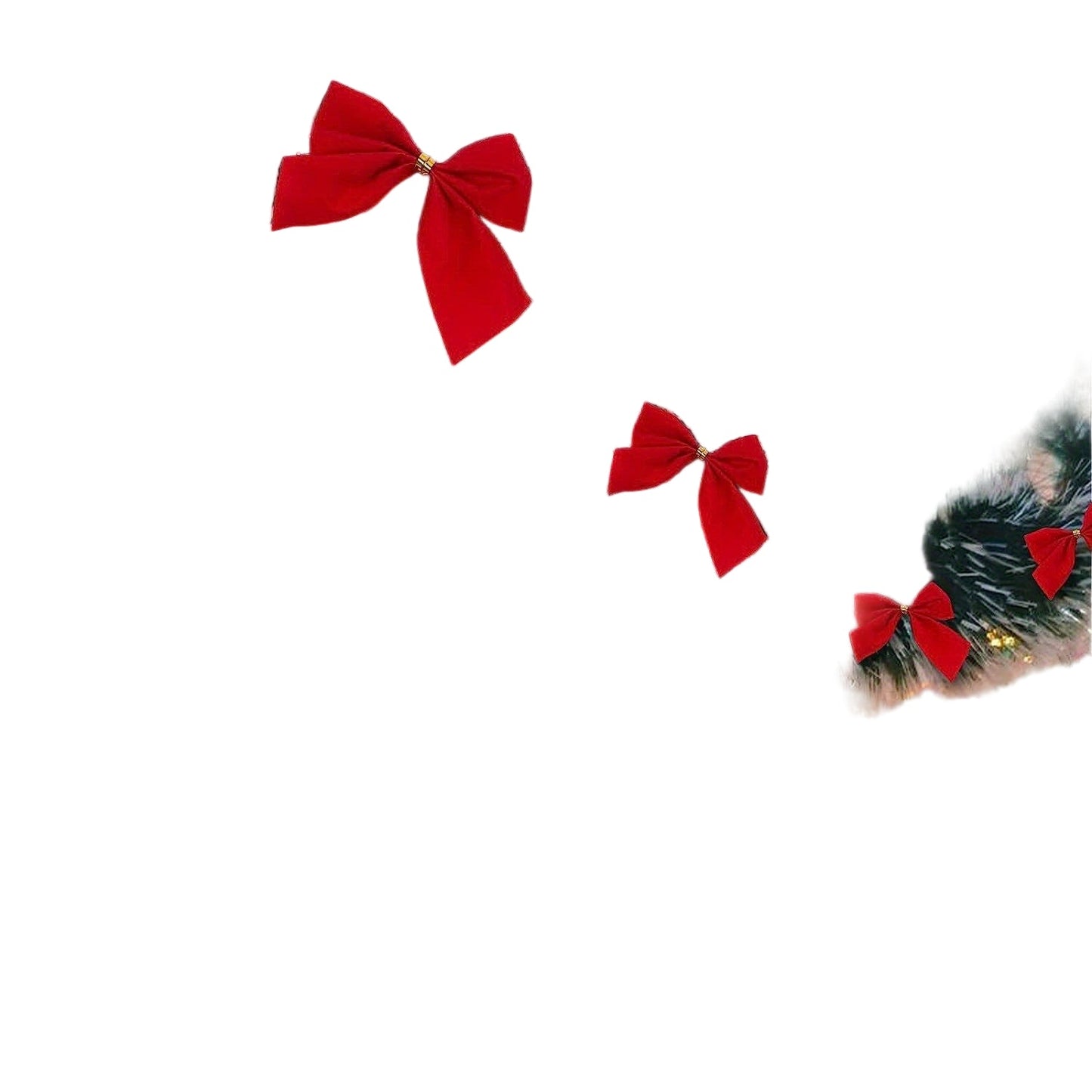 2-Pack Battery-Operated LED Christmas Garland Lights