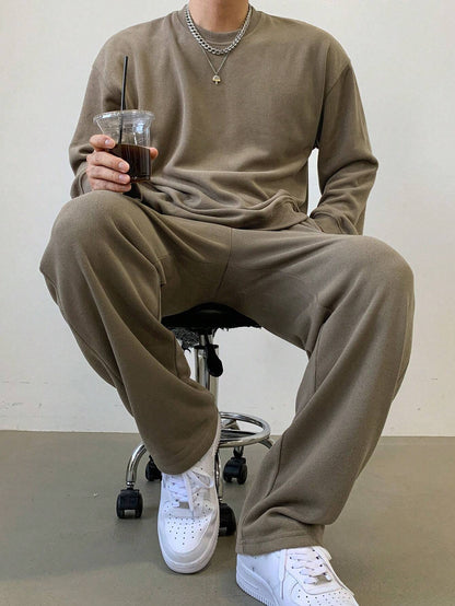 LIVAA Men's Hoodie and Trousers Tracksuit Set
