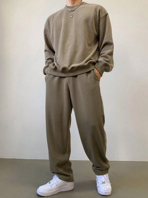 LIVAA Men's Hoodie and Trousers Tracksuit Set