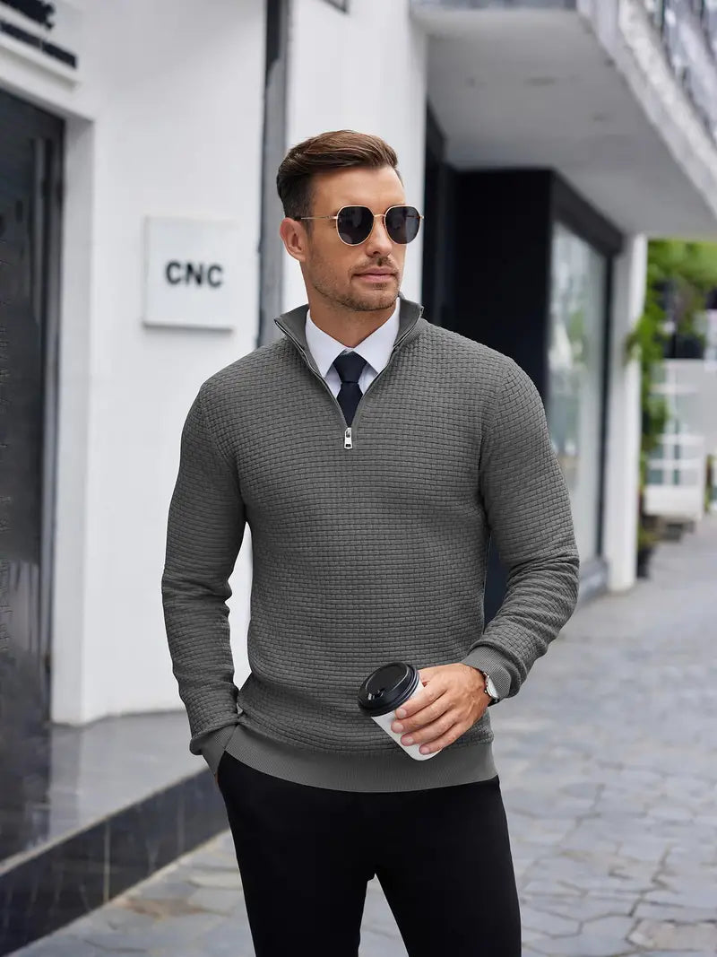 Jayden | Trendy Men's Zip-Up Sweater