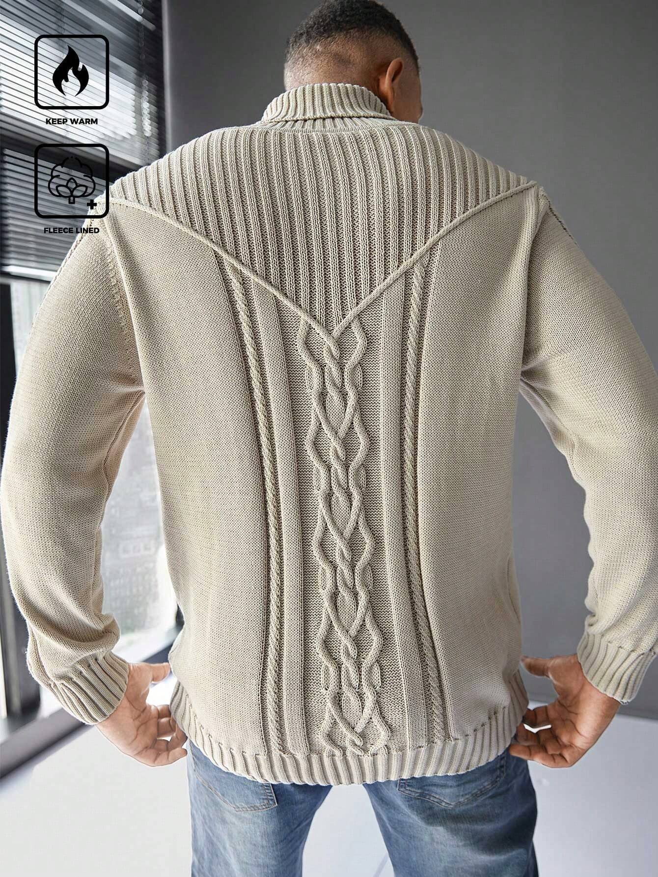 JAMES - Cozy Knitted Sweater for Men | Warmth & Comfort