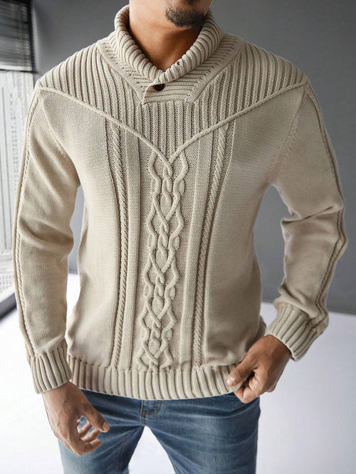 JAMES - Men's Cozy Knitted Sweater | Warmth and Comfort