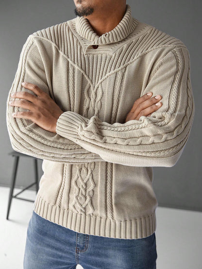 JAMES - Men's Cozy Knitted Sweater | Warmth and Comfort