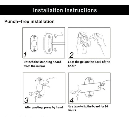 GlamGlow | Premium Gold Vanity Mirror with Magnifying Feature