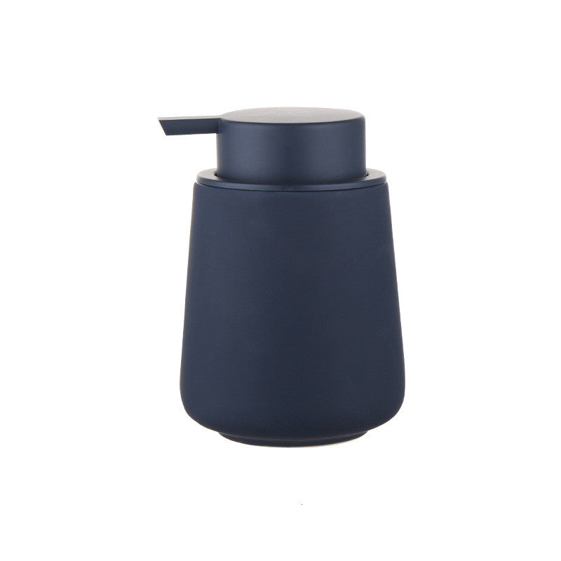 LuxeLather | Chic Ceramic Soap Dispenser - Scandinavian-Inspired Bathroom Essential