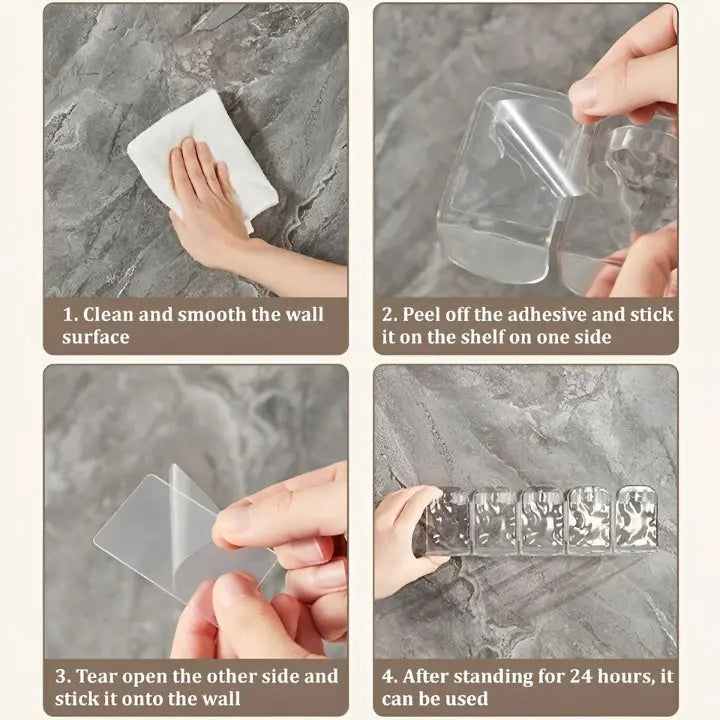 StashWall | Versatile Wall-Mounted Storage Rack - Ideal Shelving Solution for Organization